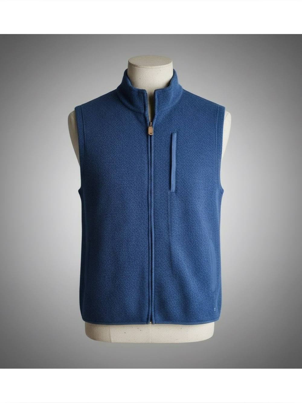 💙 Crown & Ivy Navy Blue Fleece Sweater Vest-Size Medium 💙